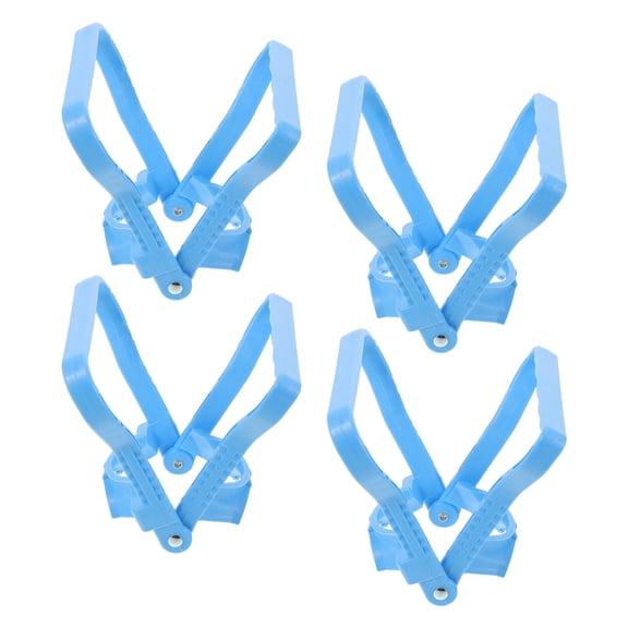 OUNONA 4Pcs Foldable Water Carrier Handle with Comfortable Grip for Gallon Jug Heavy Duty Support