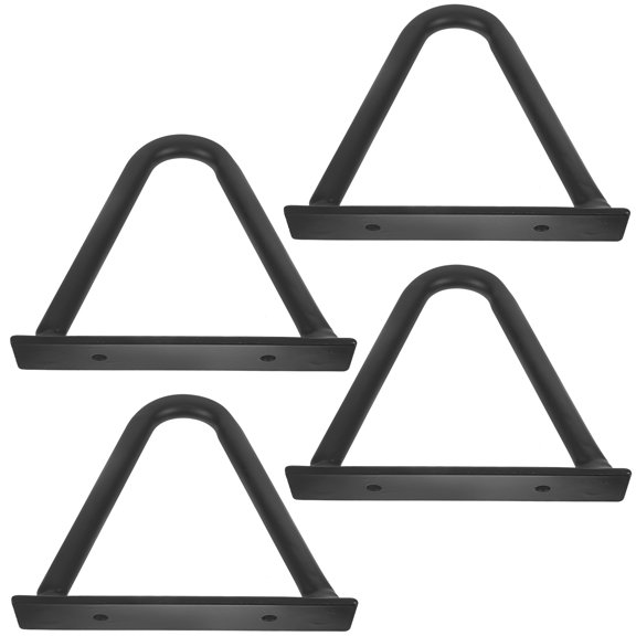 OUNONA 4Pcs Metal Coffee Table Legs Black Ushape Furniture Legs Stable Support