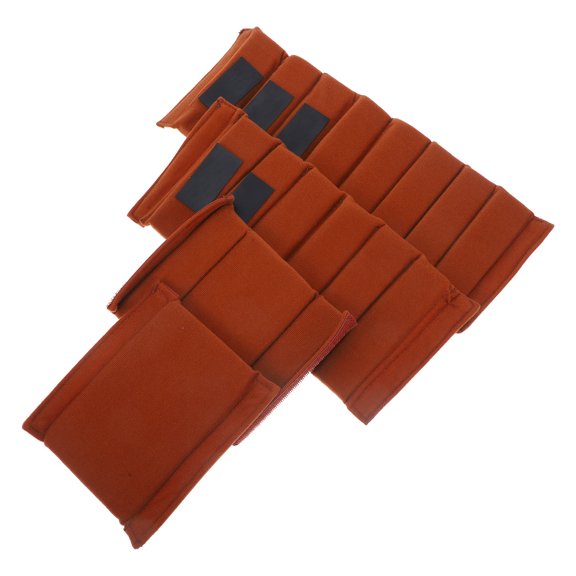 OUNONA 4Pcs Camera Divider Inserts Padded Polyester Light Brown for Outdoor Photography Equipment