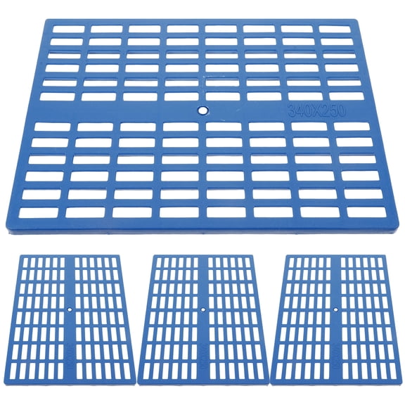 OUNONA 4Pcs Rabbit Cage Mats Small Animal Plastic Feet Pads Floor Mat Hole Leak Water Nest Mat