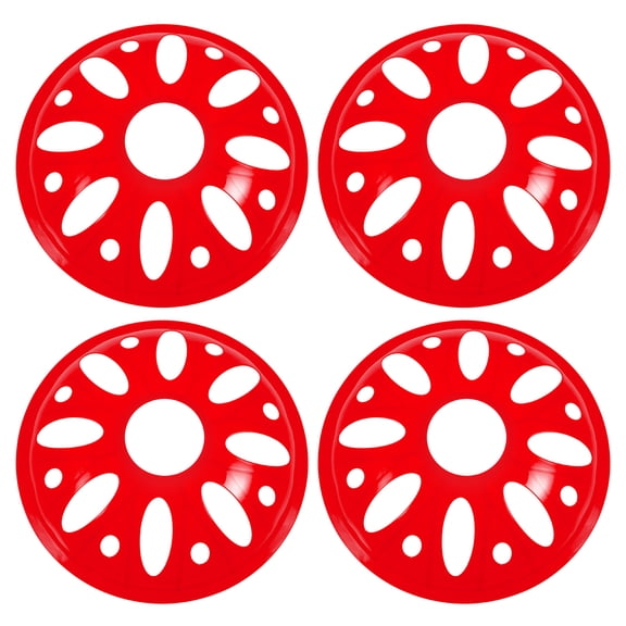 OUNONA 4-Pack Red Agility Hurdles and Soccer Training Cones Set with , Impact-Resistant Design for Speed and Skill Drills