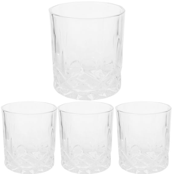 NIYANGLE Fancy Drinking Glasses Whisky Glasses Storing Wine 4Set