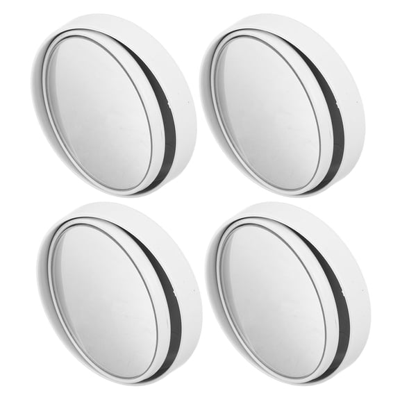 OUNONA 4-Pack Round Blind Spot Mirrors for Car Side View with Strong Adhesive and -Weather Visibility