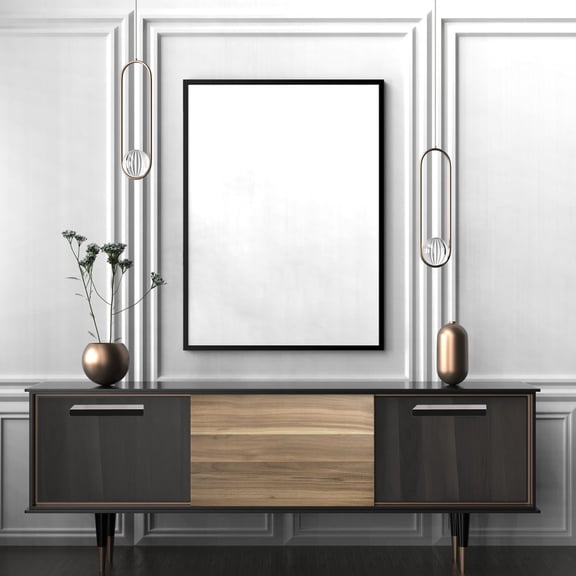 OUNONA 4Pcs Simple Install Black Finger Edge Pulls for Kitchen Cabinet and Furniture Handles