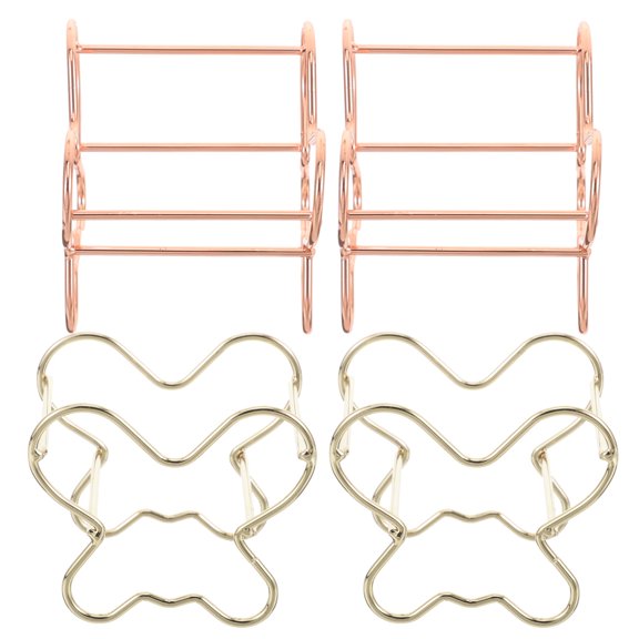 OUNONA 4Pcs Makeup Sponge Holder Metal Drying Stand for Foundation Sponge Storage