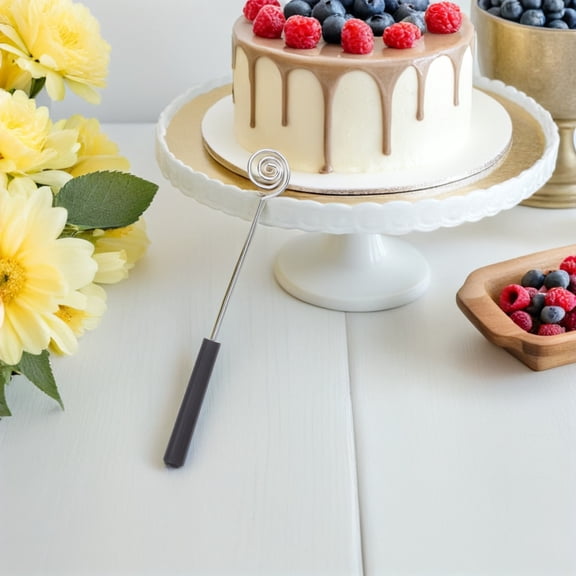 OUNONA 4Pcs Multi Color Chocolate Dipping Tools Stainless Steel Forks for Fondue Cake Decorating