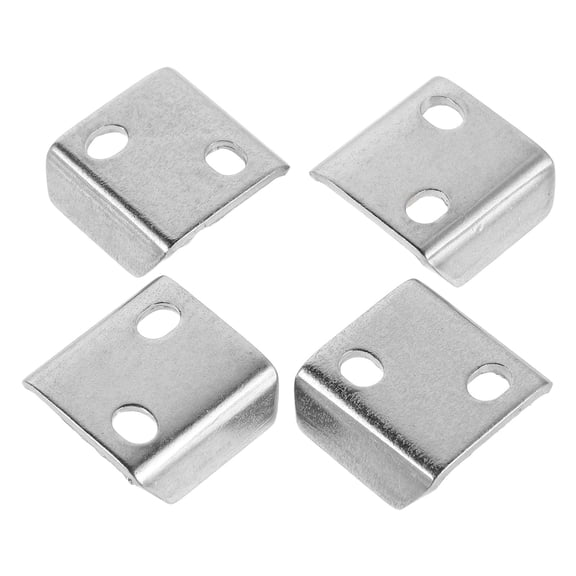 OUNONA 4-Pack Stainless Steel Towel Bar Base Brackets for Bathroom Towel Rack Repair and Easy Installation