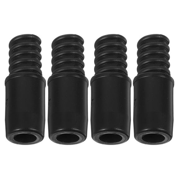 Tineasur Plastic Threaded Tip for Broom Poles, Black, Reliable and