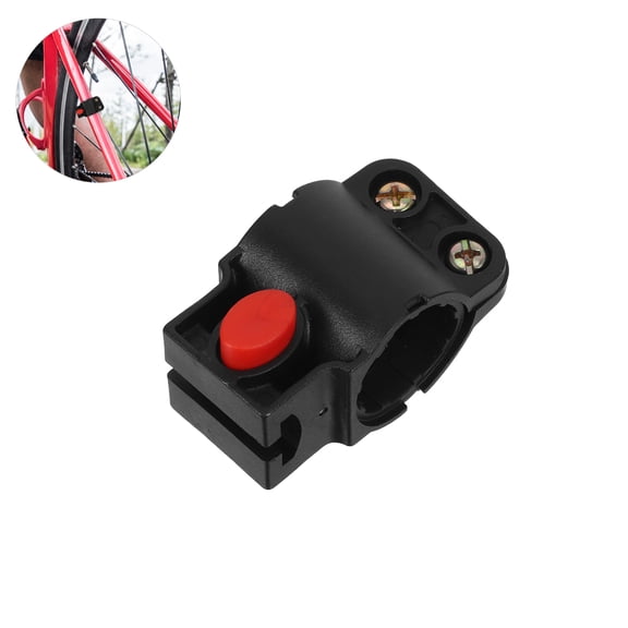 OUNONA 4Pcs Universal Bike Lock Holder for Seat Post Quick Install Cable Lock Mount Bracket Black