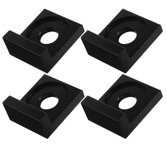 OUNONA 4Pcs Universal Motorcycle Chain Tensioner Aluminum Axle Blocks for Rear Wheel Alignment