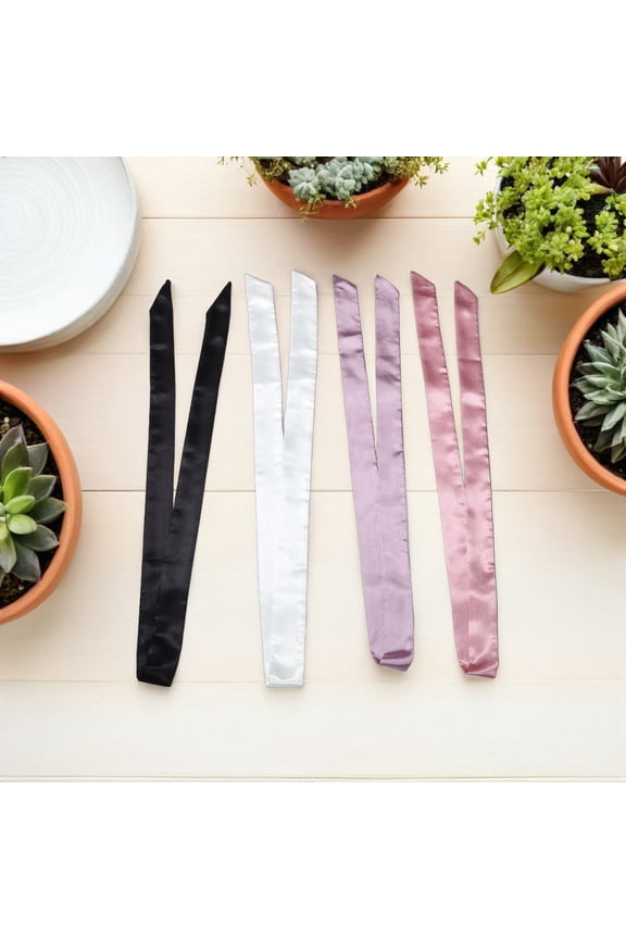 4-Pack Soft Chiffon Robe Belt Replacement Ties for Bathrobes and Pajamas, Versatile and Comfortable