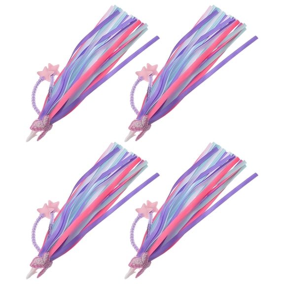 OUNONA Scooter Ribbon Tassels Flowing Streamers Easy Installation 4Pcs