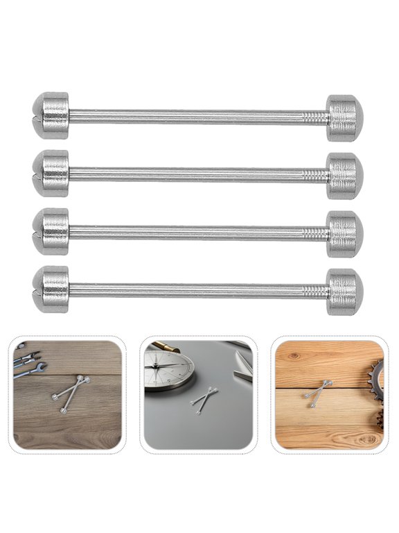Steel Watch Band Screw Tubes 4 Pieces Secure Fit for Watch Repairs and Home Projects