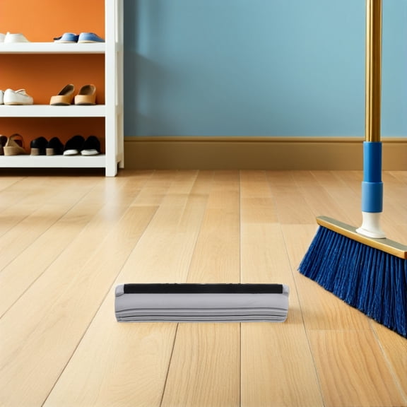 OUNONA 4-Pack PVA Mop Replacement with Easy Squeeze for Tile, Wood, and Hardwood Floor Cleaning
