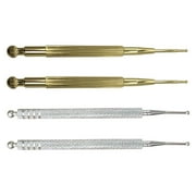 OUNONA 4pcs الوخز بالإبر الأذن Body Point Probe Stimulator Acupoint Search Massage Tool