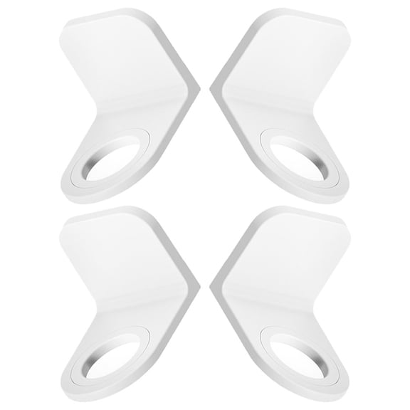 OUNONA 4pcs Adhesive Shower Gel Bottle Holder Wall-Mounted Shampoo Rack Punch-Free Soap Dispenser Organizer Bathroom Storage For Kitchen Bedroom