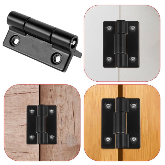 OUNONA 4pcs Adjustable Torque Damping Hinge Stop Positioning Hinge for Screen Door Cabinet Cupboard