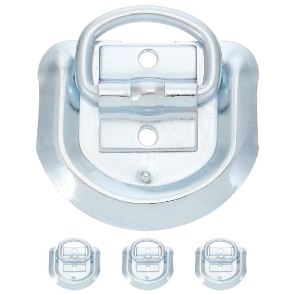 NUOLUX trailer floor tie downs D Ring Stainless Steel 4pcs