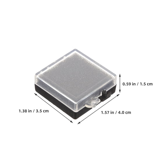 OUNONA 4-Pack Clear Plastic Electronic Parts Organizer Case with Anti-Static Foam for Chip Sample Storage and Precision Component