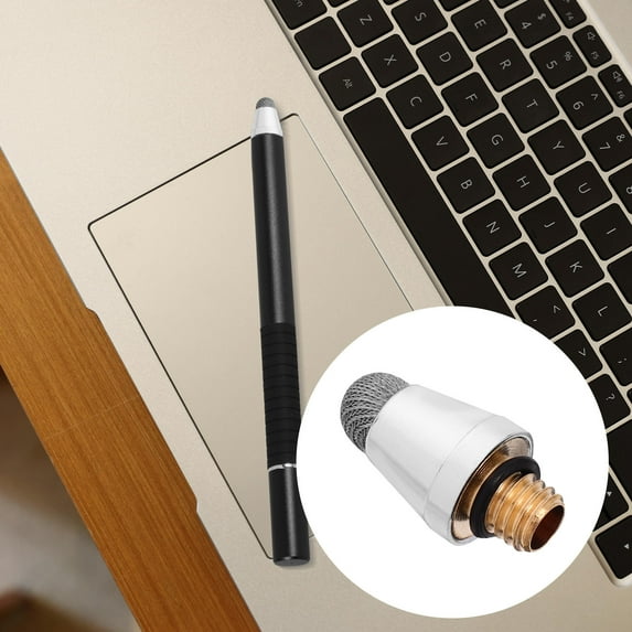 OUNONA 4pcs Cloth Tip Touchscreen Pen Tips 5mm Stylus Replacement Caps Fiber Tips for Pencil Capacitive Stylus