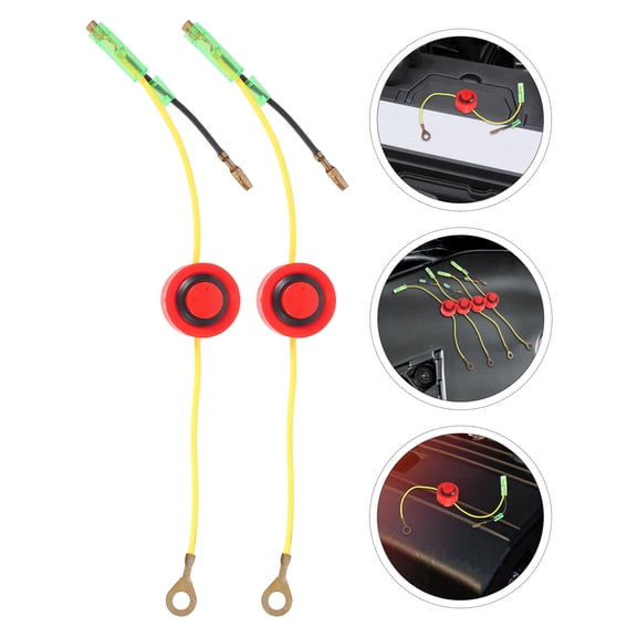 FOLOYORI Engine Stop Switch Multi 4Pcs 8.9X1X0.9In