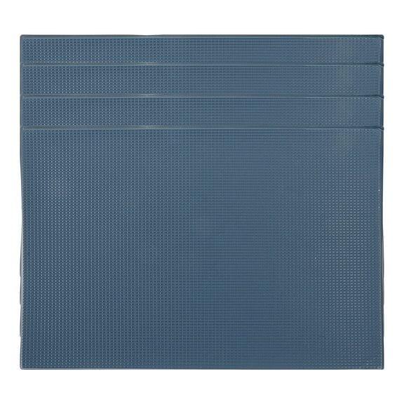 OUNONA 4pcs DIY Roof Tiles PVC Roofing Material for Craft Enthusiasts Landscape Layout Decoration