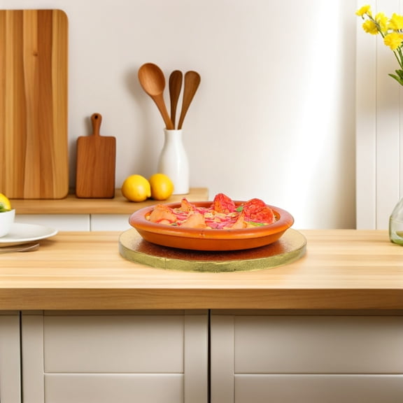 OUNONA 4pcs Desktop Cake Board Paper Cake Drum Cake Plate Cake Holder Plate Thickened Cake Drum Paper Cake Drum Replacement Round Cake Plate