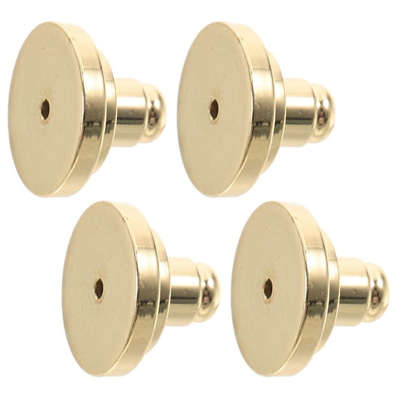 OUNONA 4pcs Earring Backs For Heavy Earrings Heavy Earring Support Back Large Earring Support Lifter Backs Replacements For Droopy Ears Studs