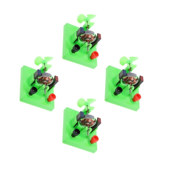 OUNONA HOMEMAXS 4pcs DC Electrical Motor for STEM Science Physics Experiment Material and Motor Model Apparatus