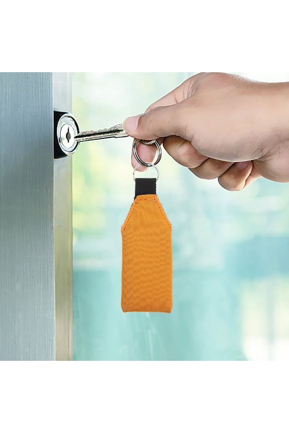 WEAVILUX 4Pcs Waterproof Floating Key Ring Neoprene Boat Keychain for Sailing Outdoor Use