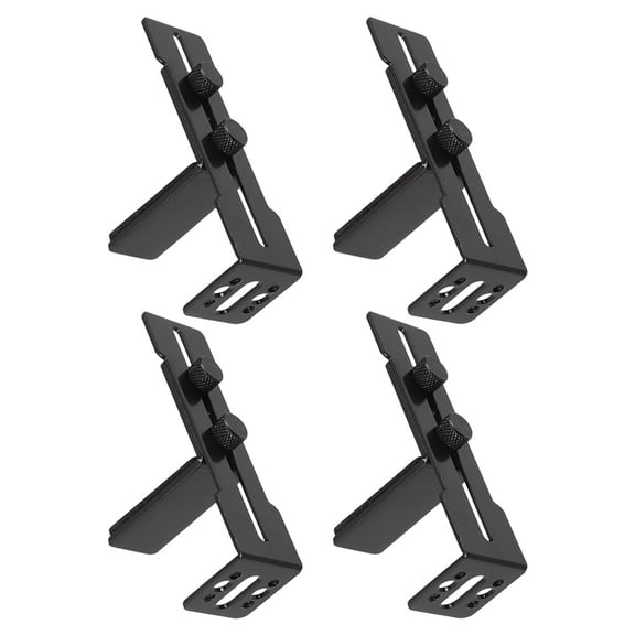 OUNONA 4pcs Graphics Card Holder Metal Gpu Bracket Support Prevents Sagging Enhances Cooling Easy Installation Universal For Pc Cases Gaming Rigs