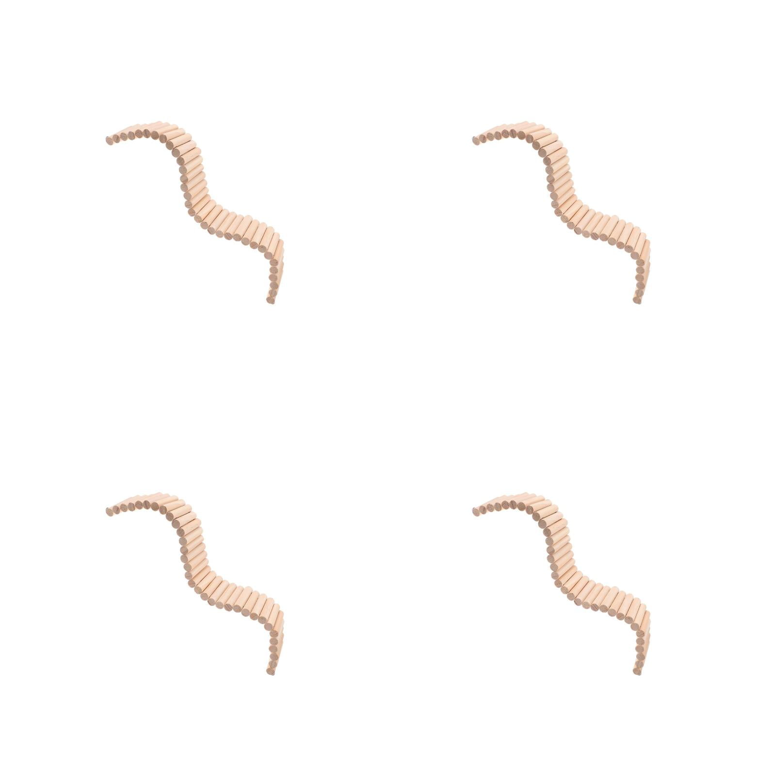OUNONA 4pcs Hamster Bridge Wood Hamster Climbing Ladder Rat Ladder ...