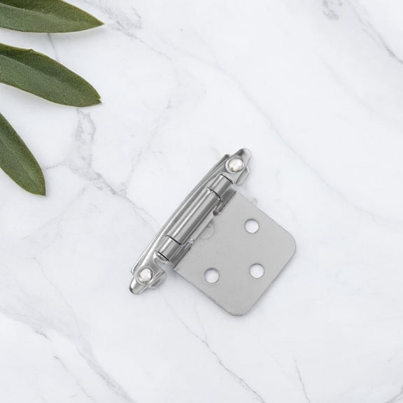 OUNONA 4pcs Heavy Duty Self Closing Hinges for Cabinet Spring Loaded Multi-Fold Hinges for Various Applications Easy Installation for Home