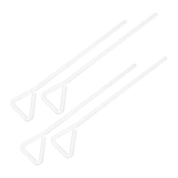WEAVILUX Glass Laboratory Stick Cell Spreaders L-shaped 4Pcs for Cell Spreading