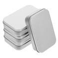 thumbnail image 1 of OUNONA 4-Pack Metal Tin Storage Boxes with Lids, Tinplate Containers, Sunlight Resistant, Perfect for Anniversaries and, 1 of 6