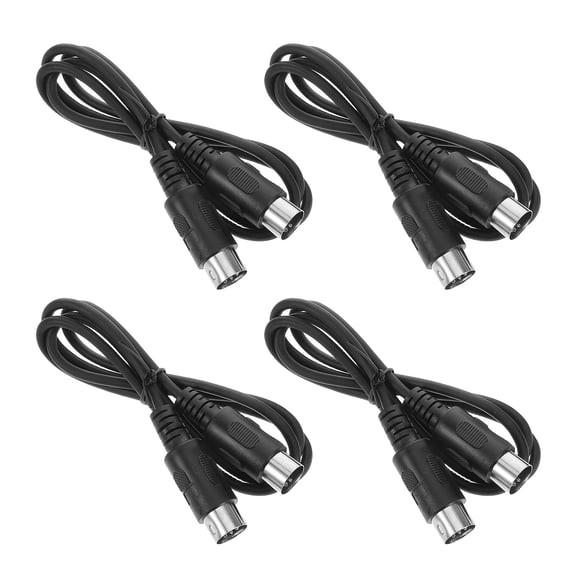 OUNONA 4pcs 5 Cables for Piano Keyboard Guitar Professional Audio Instrument Connection
