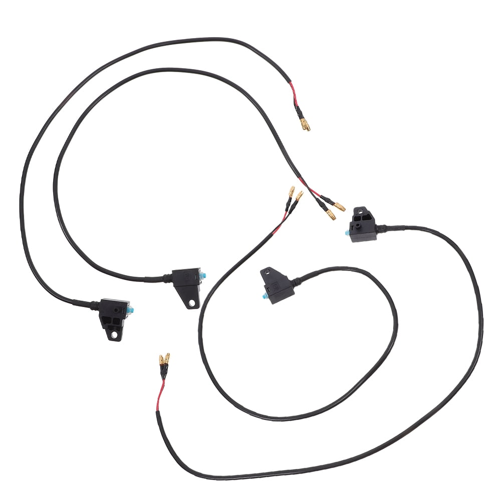 OUNONA 4pcs Motorcycle Brake Switch Waterproof Cable Switch Foot Brake Switch Wiring For Motorcycle Modification And Repair