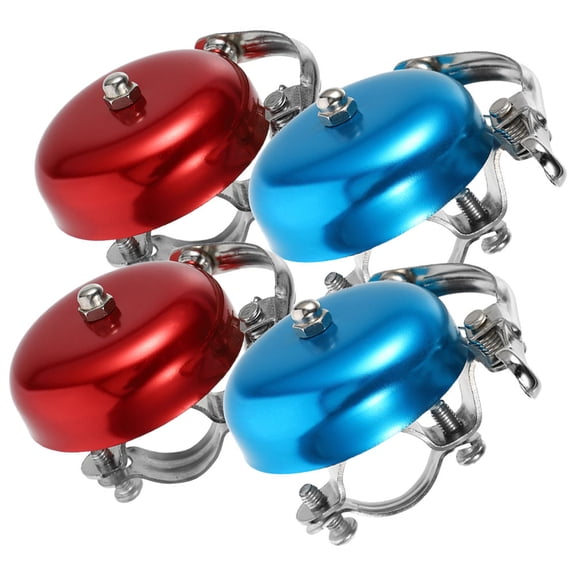 OUNONA 4pcs Ringing Bells Multi-Function Bell Anti-Loss Bell Aluminum Alloy Finding Bike Bell