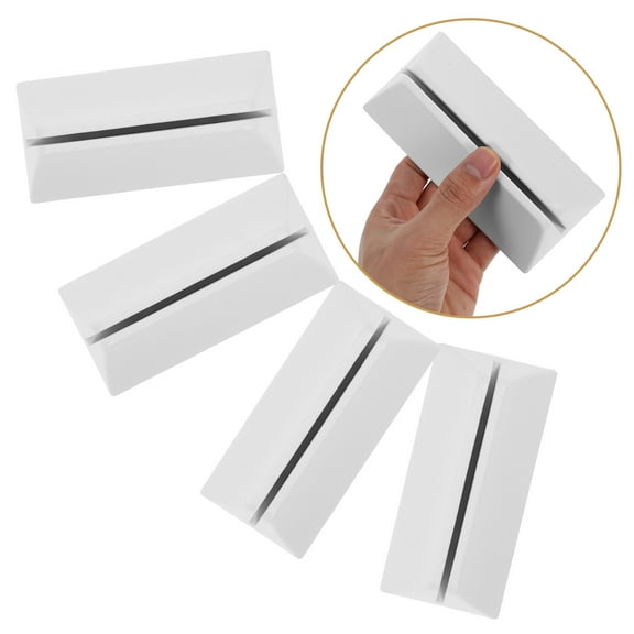 OUNONA 4pcs Screen Holder Bracket Room Divider Stand Screen Base Partition Holder Bracket Screen Feet Support Screen Stand Office Supply