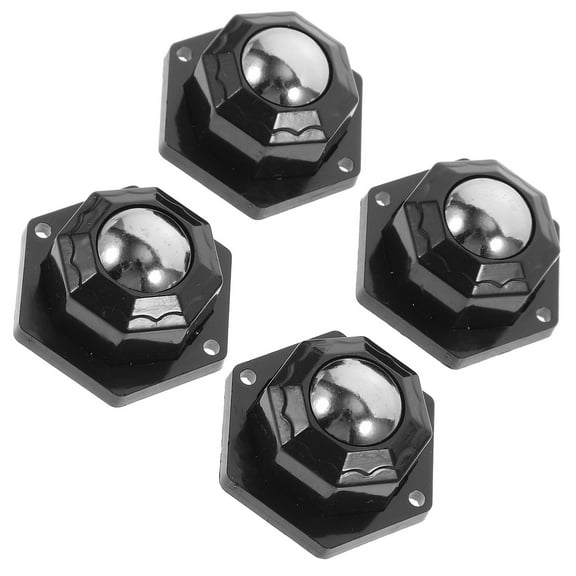 OUNONA 4-Pack Mini Self-Adhesive Caster Wheels Small Appliance Rollers Smooth Rotation Small Casters for Furniture