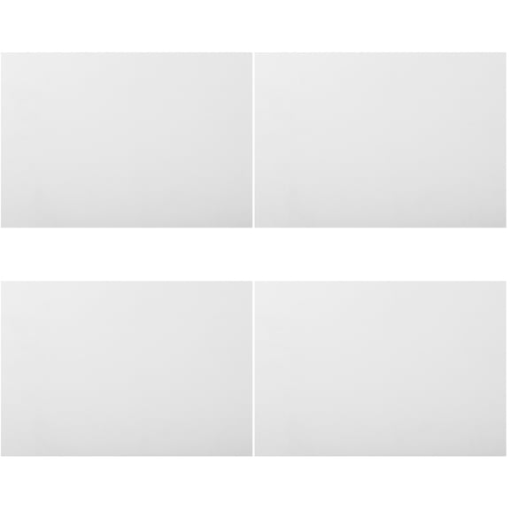 OUNONA 4pcs Sublimation Aluminum Blank Sign Sublimation Poster Board Aluminum Photo Sign for DIY Printing