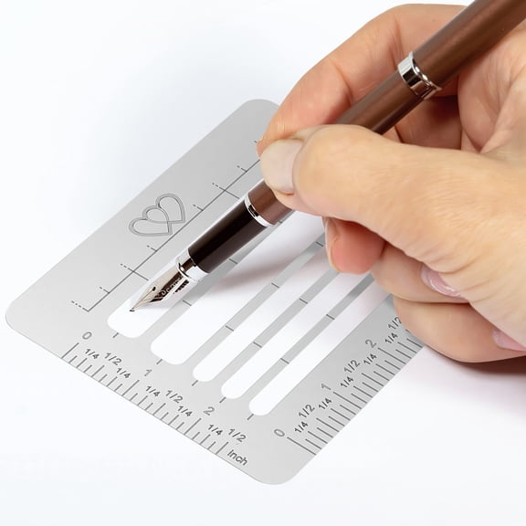 OUNONA 4pcs Template for Handwriting Envelope Writing Template Light Grey for Christmas Cards