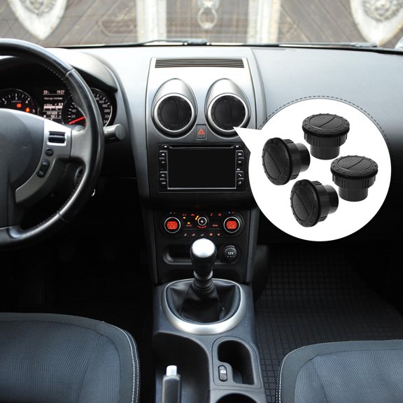 OUNONA 4pcs Universal Round Air Conditioning Outlet for RVs and Buses for Multiple Seats, Vehicle Interior, Provides Comfortable Airflow for Various Models