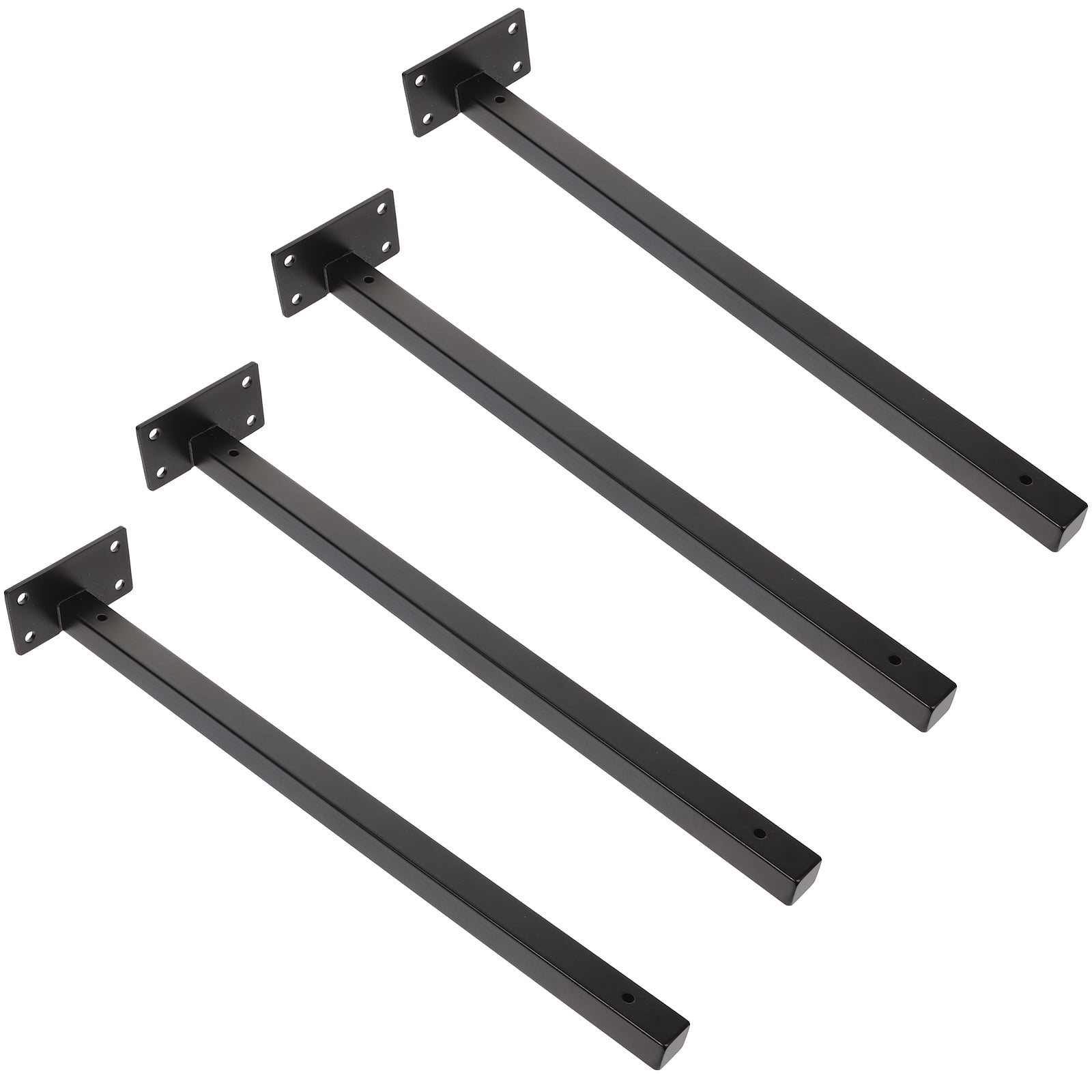 OUNONA 4pcs Wall Mount Hardware Shelf Bracket Suspended Diy Hardware ...