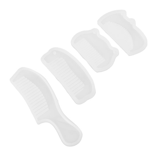 OUNONA Silicone Hair Comb Mold for Cooking Use, , , Reusable, , White Kitchen Baking Tool