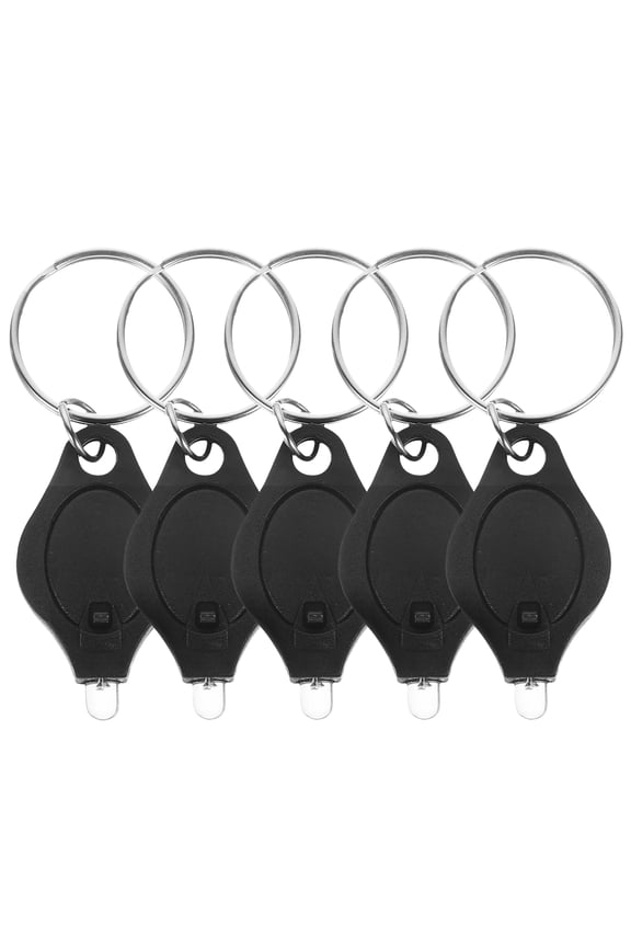 5 PCS Tiny Blacklight Rechargeable LED Keychain Work 7.00X2.30X0.50CM