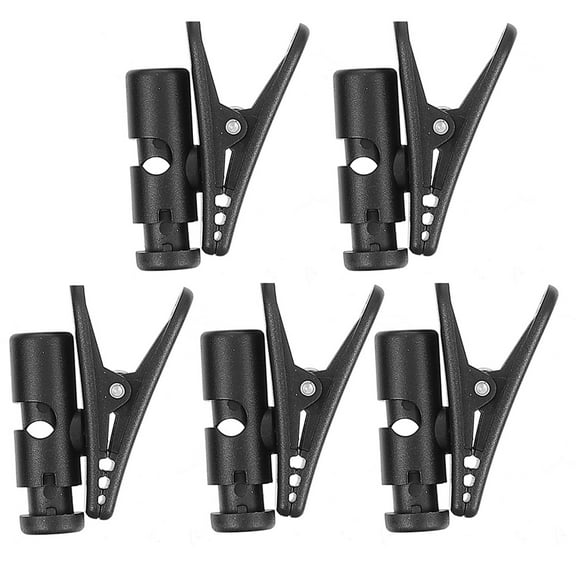 OUNONA 5-Pack Earphone Wire Clips, Headset Cord Holders, Cable Organizers for Mic and Earbuds, -Free Cord Management