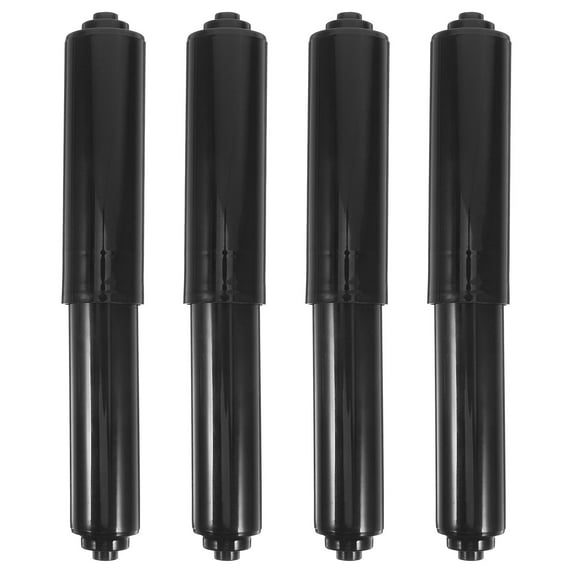 OUNONA 5-Pack Adjustable Spring-Loaded Toilet Paper Holder Rods, Telescopic Roller Inserts for Bathroom Tissue Dispensers Replacement
