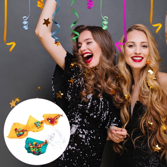 BALAHAPY Festival Colorful Streamers Paper Decorations Assorted Color 5 Packs 1.97X1.41X0.79in