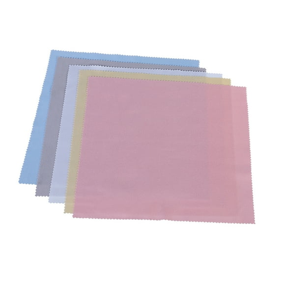 OUNONA  5 Pcs Cleaning Polishing Cloth Sunglasses Cleaner Cloths Microfiber